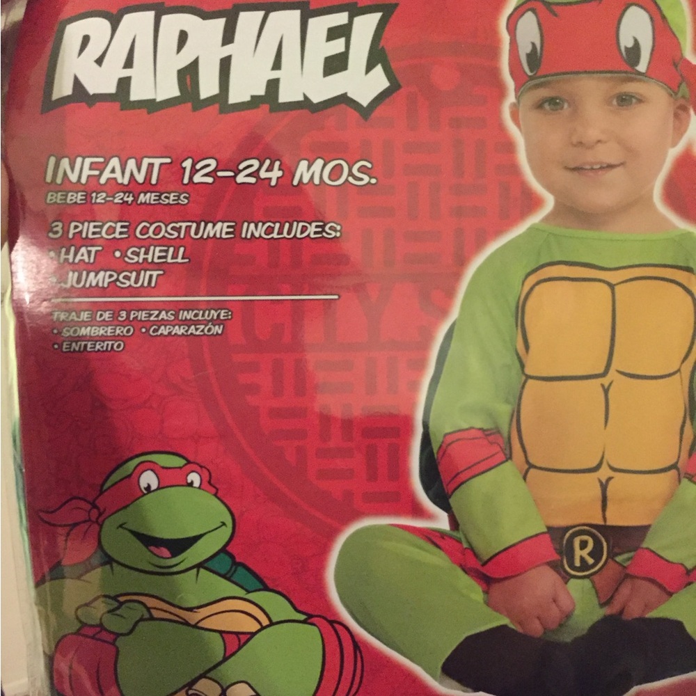 Nickelodeon Green and Red Ninja Costume